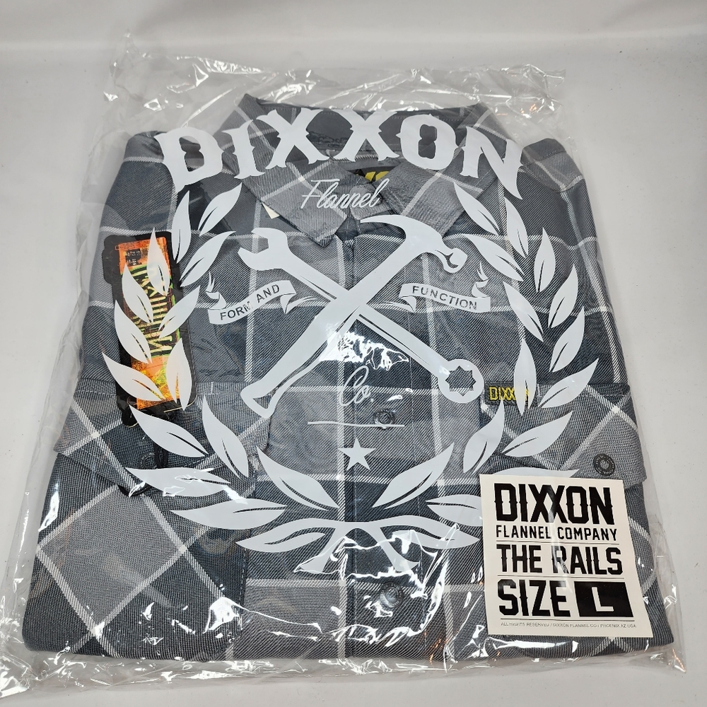 DIXXON - RAILS Flannel Shirt - Men's LARGE - Picture 5 of 11